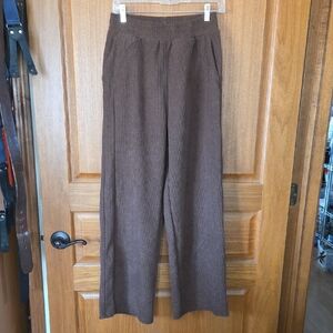 Brown Halara Corduroy Wide Leg Pants